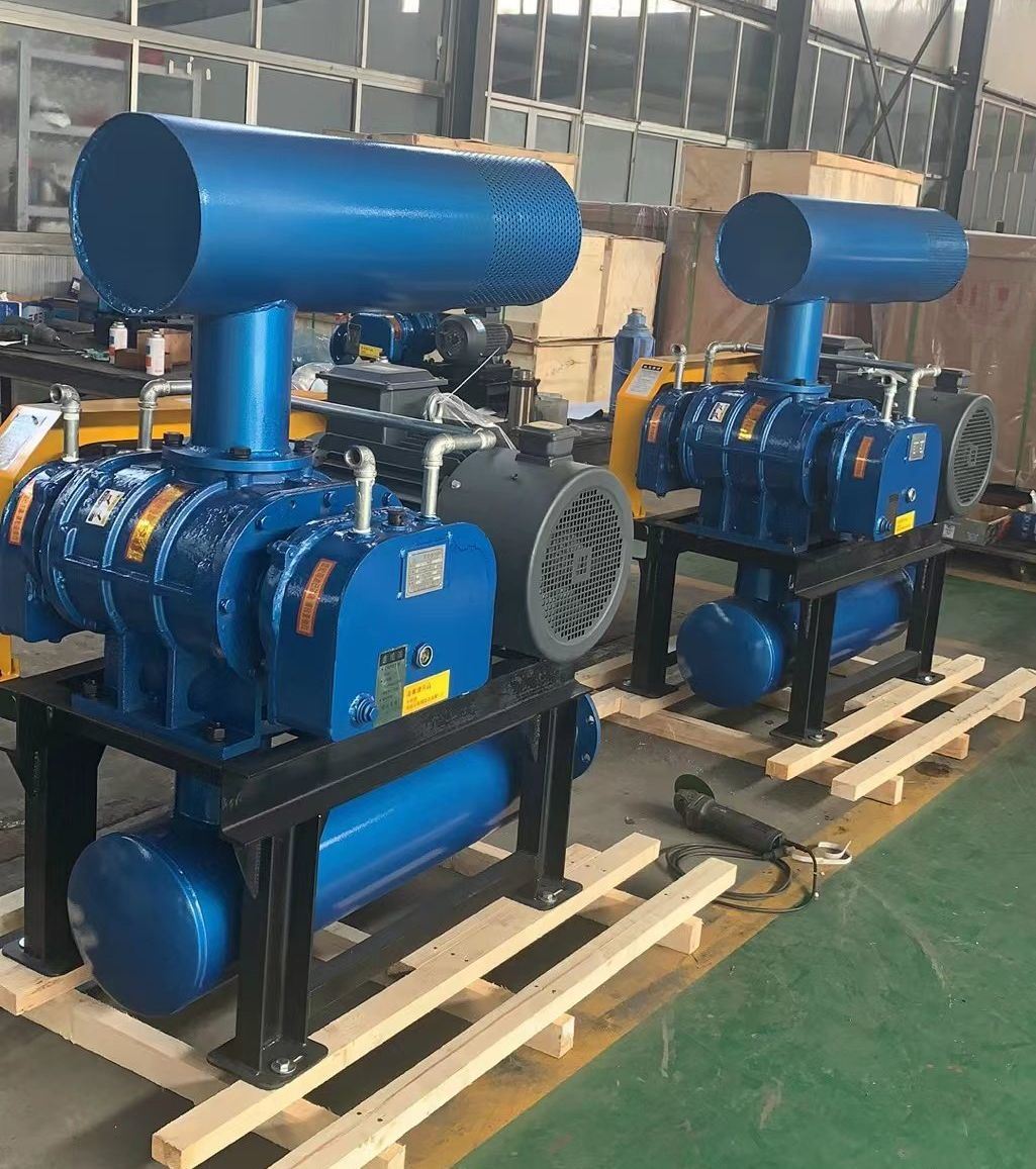 ഉയർന്ന ഗുണമേന്മയുള്ള ചെമ്മീൻ മഡ് പോണ്ട് ഔട്ട്ഡോർ വലിയ എയർ വോളിയം റൂട്ട് ബ്ലോവർ: അക്വാകൾച്ചർ കാര്യക്ഷമത വർദ്ധിപ്പിക്കുന്നു